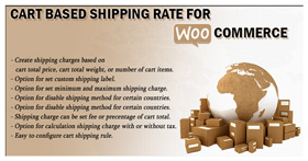 Cart Based Shipping Rate For WooCommerce 