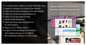 Fondo y banner de WooCommerce Ultimate